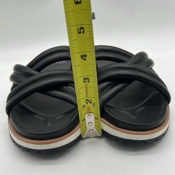 2191- Time And True Women's Black Slide Sandals Size 7 - Picture 5 of 9